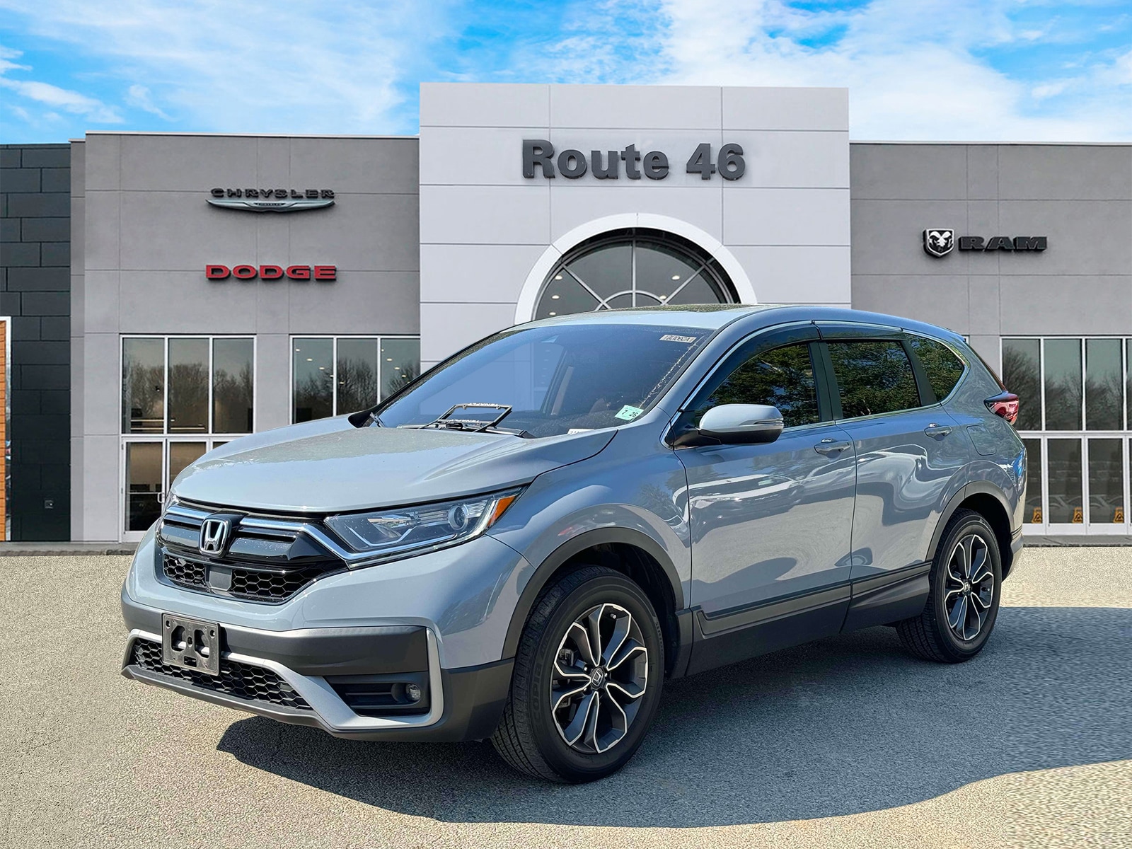 Used 2021 Honda CR-V EX-L with VIN 5J6RW2H85MA012117 for sale in Little Falls, NJ