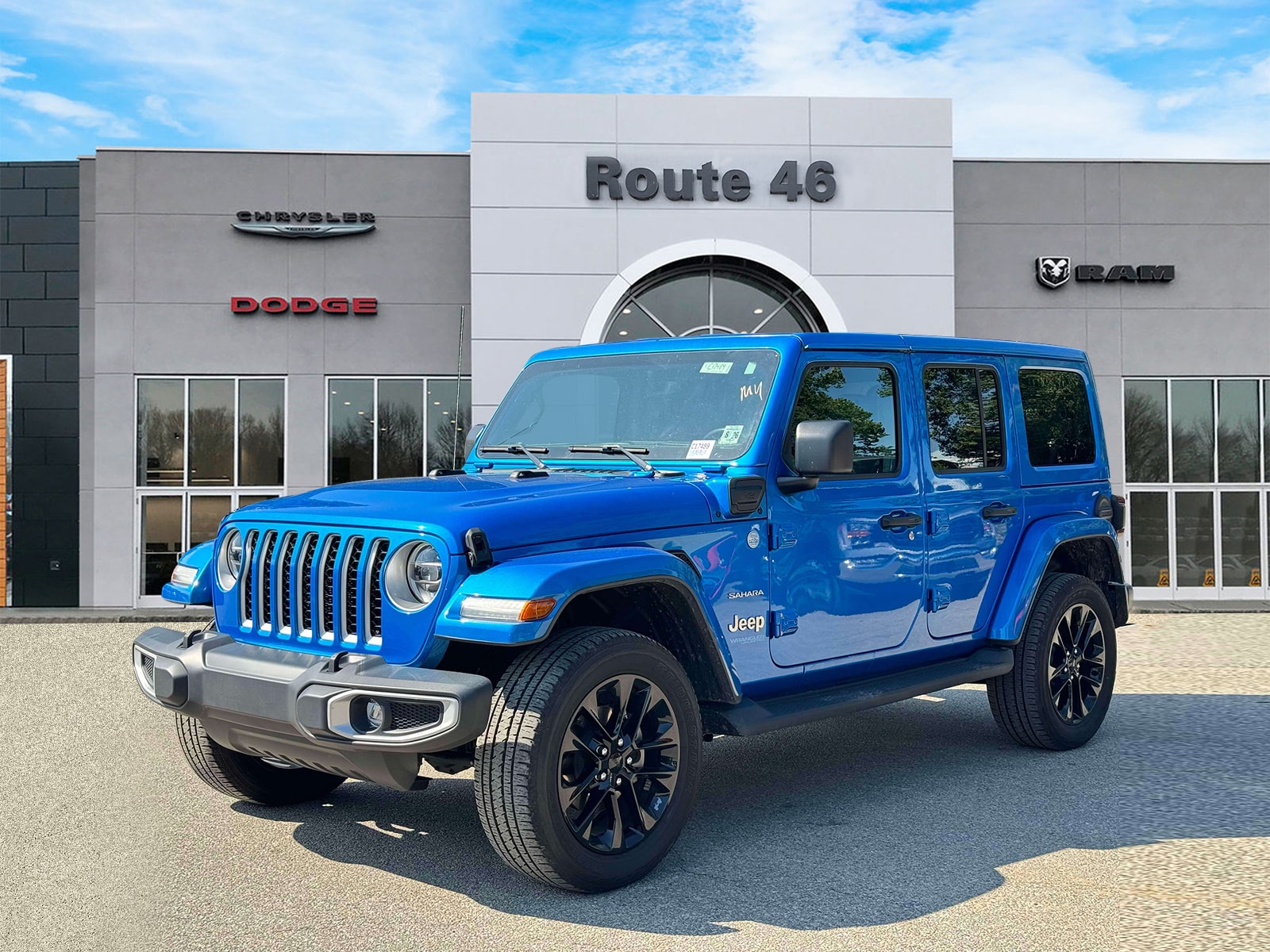 Used 2021 Jeep Wrangler Unlimited Sahara 4XE with VIN 1C4JJXP60MW767208 for sale in Little Falls, NJ