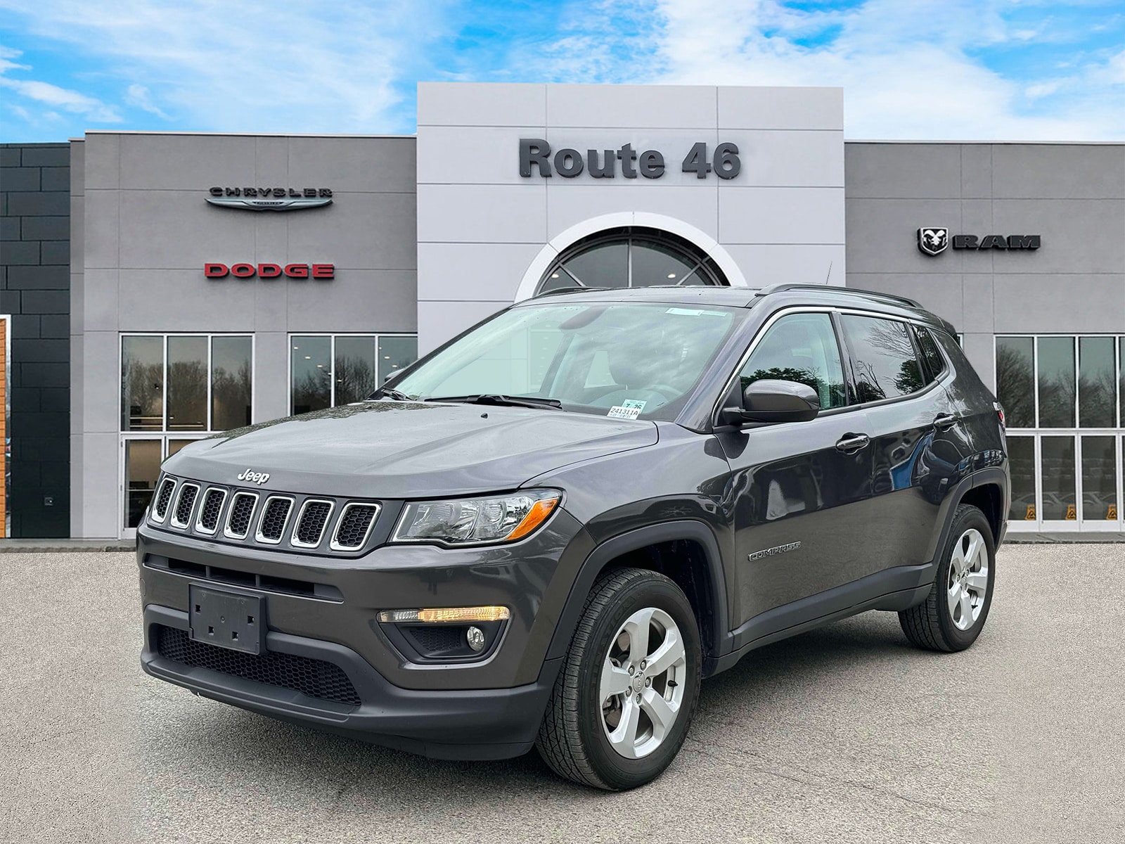 Used 2021 Jeep Compass Latitude with VIN 3C4NJDBB3MT575968 for sale in Little Falls, NJ