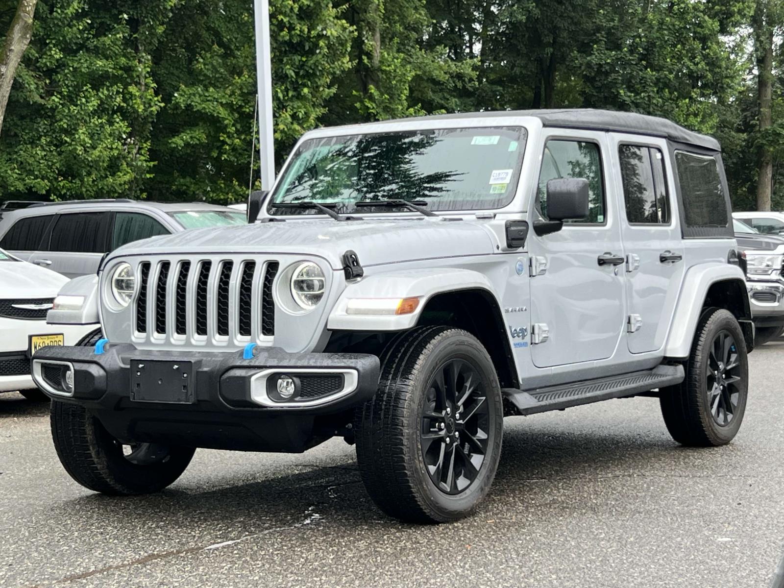 Used 2022 Jeep Wrangler Unlimited Sahara 4XE with VIN 1C4JJXP68NW229308 for sale in Little Falls, NJ