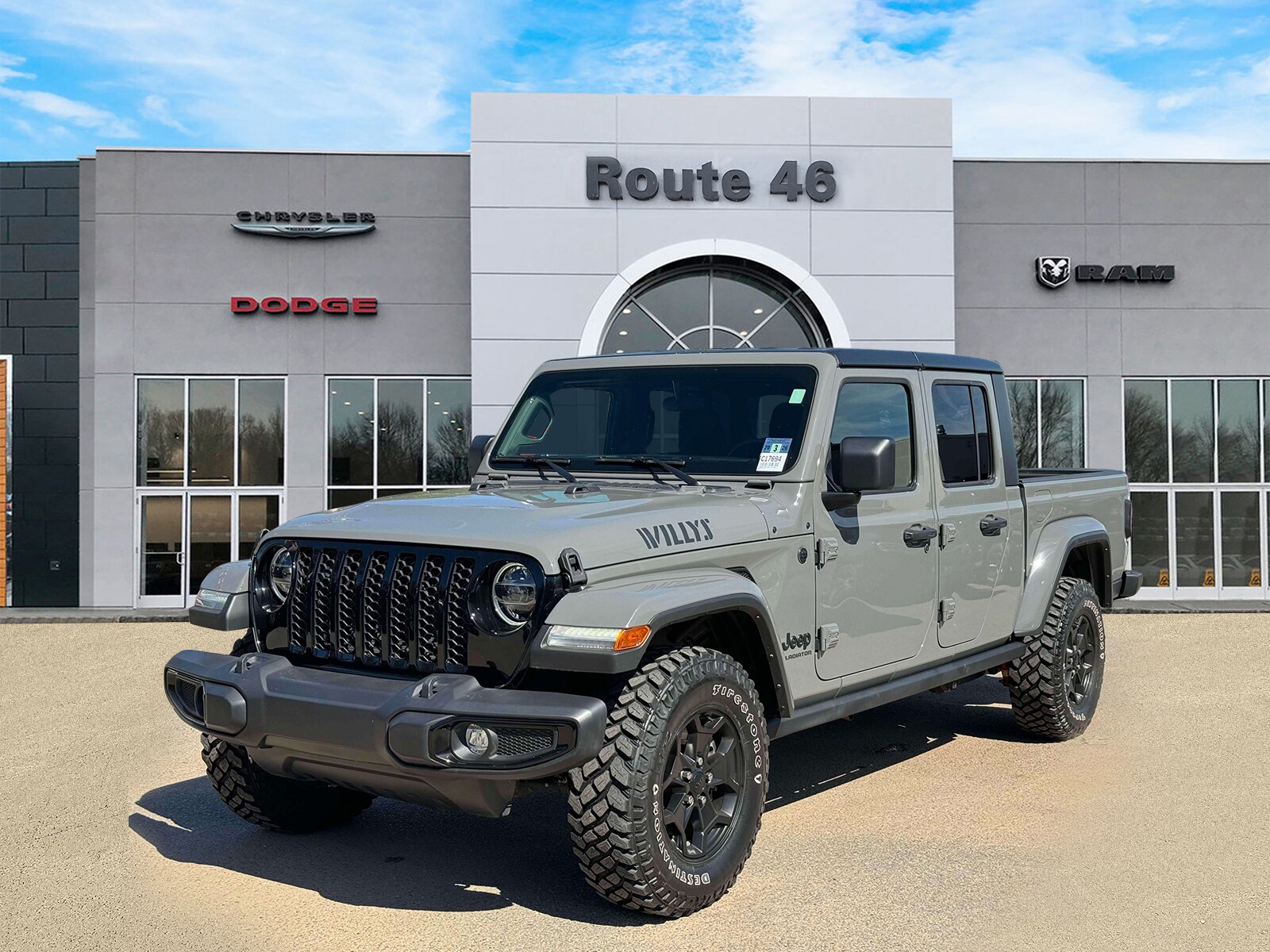 Used 2022 Jeep Gladiator WILLYS with VIN 1C6HJTAG1NL110730 for sale in Little Falls, NJ