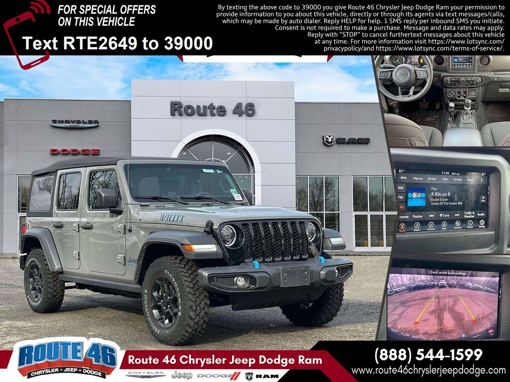 Used 2023 Jeep Wrangler 4xe 4x4 Sport Utility