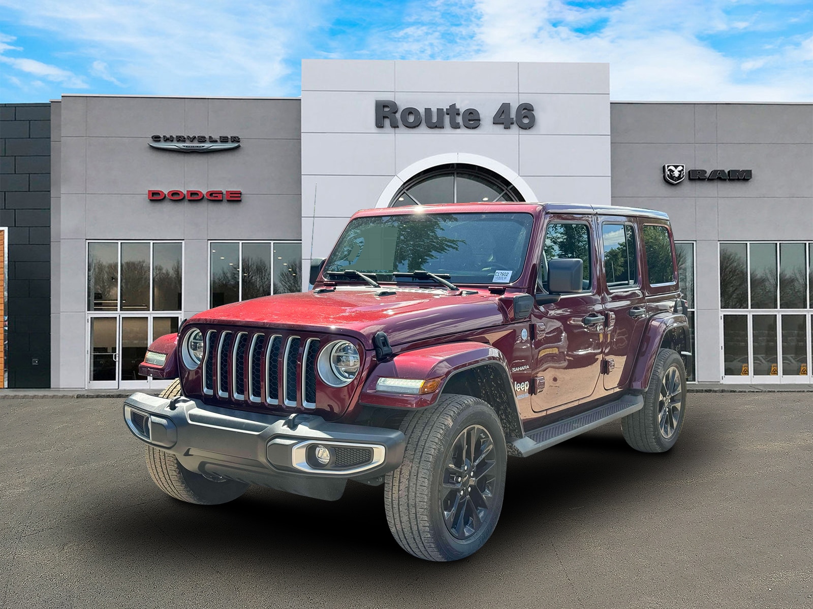 Used 2021 Jeep Wrangler Unlimited Sahara 4XE with VIN 1C4JJXP60MW730613 for sale in Little Falls, NJ