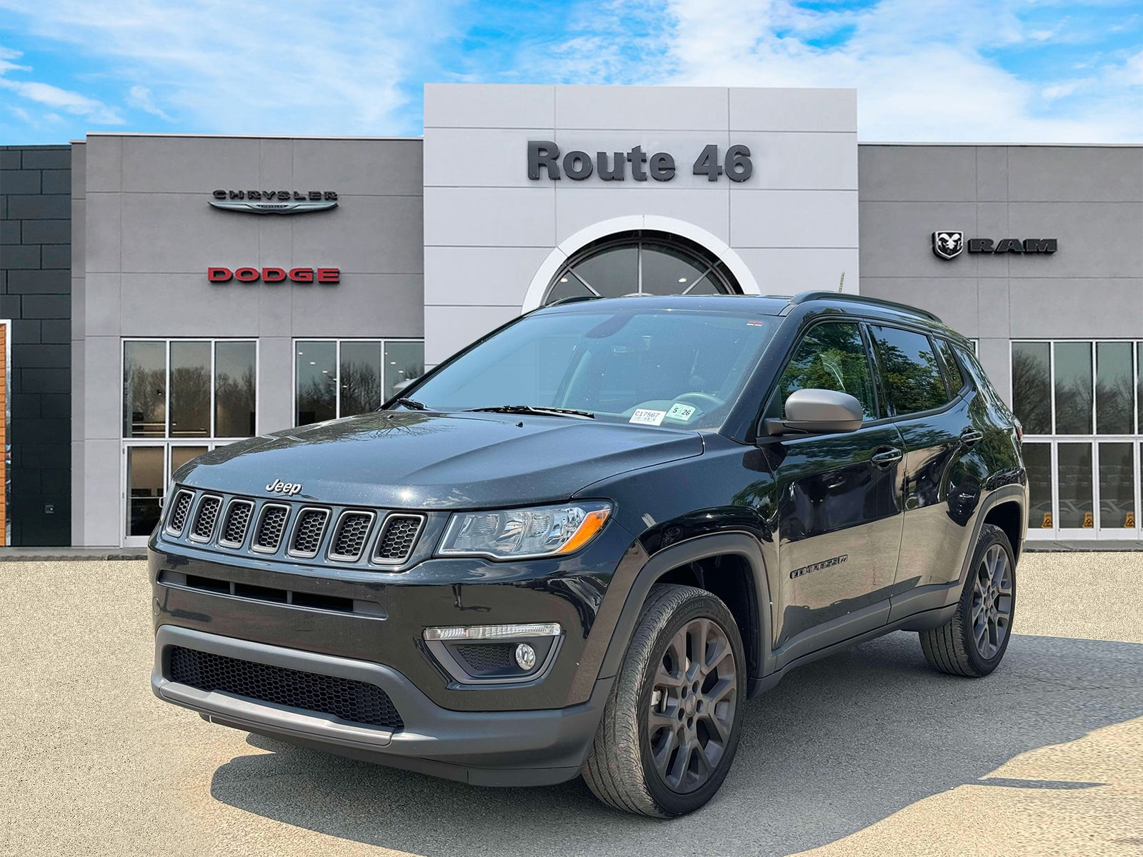 Used 2021 Jeep Compass 80th Spec. Edition with VIN 3C4NJDEBXMT553865 for sale in Little Falls, NJ