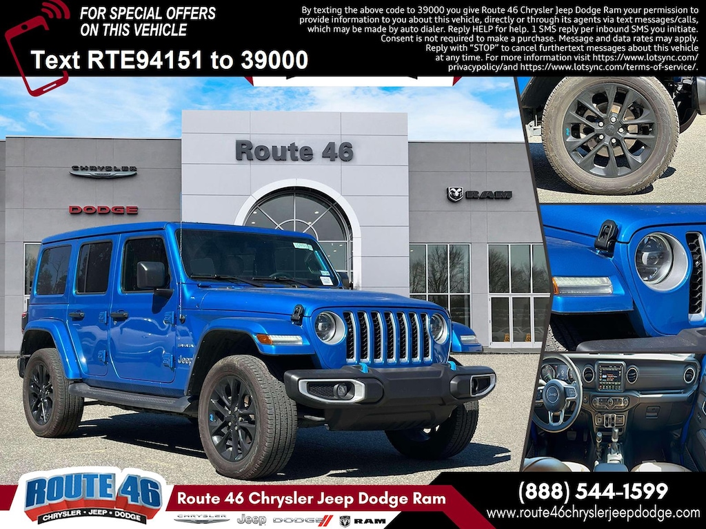 Used 2023 Jeep Wrangler 4xe Sahara 4x4 Sport Utility