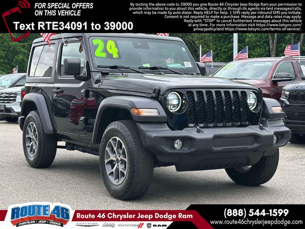 Used 2024 Jeep Wrangler Sport S 4x4 Sport Utility
