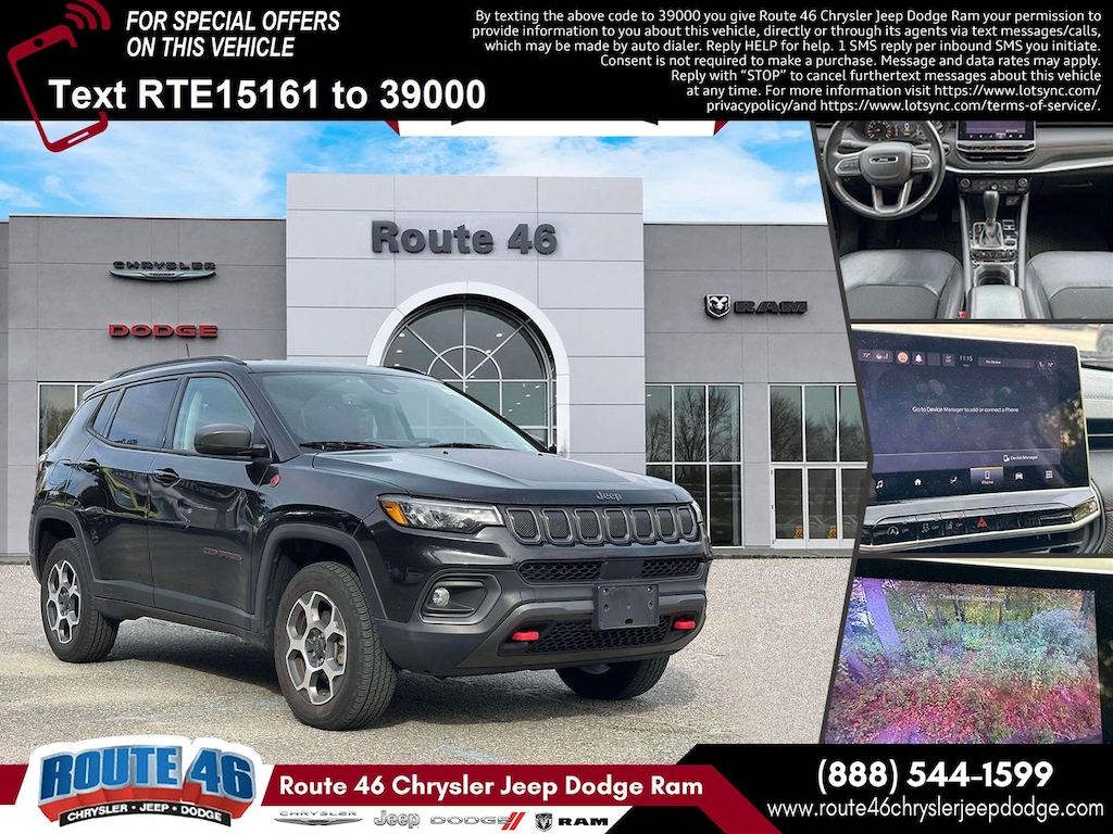 Used 2022 Jeep Compass Trailhawk 4x4 Sport Utility