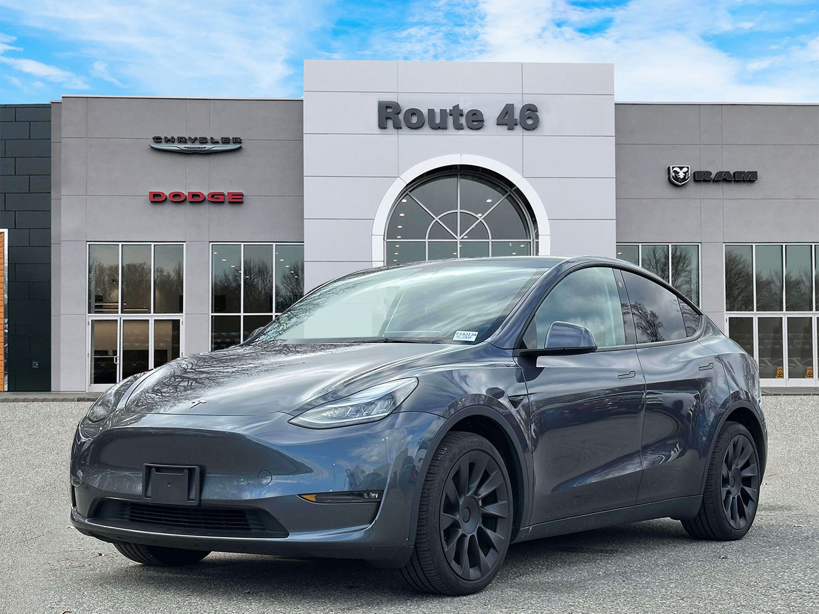 Used 2021 Tesla Model Y Long Range with VIN 5YJYGDEEXMF256423 for sale in Little Falls, NJ