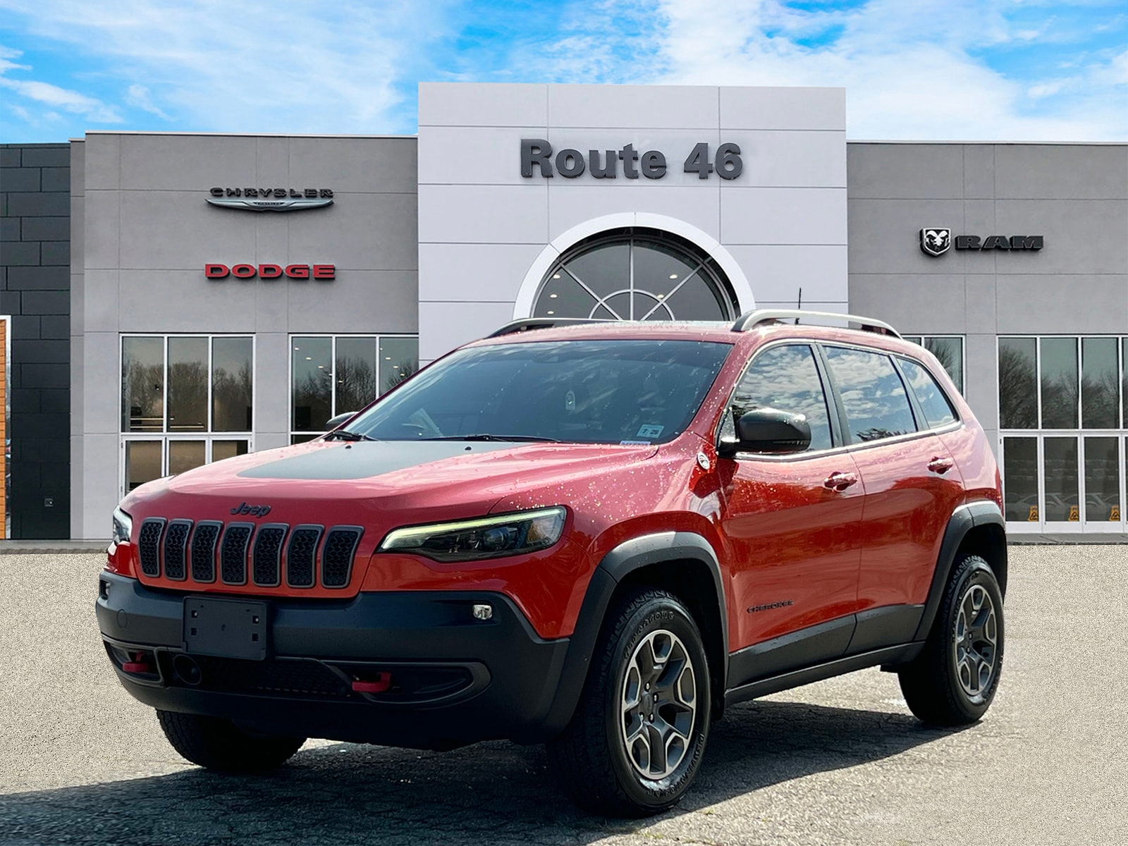 Used 2021 Jeep Cherokee Trailhawk with VIN 1C4PJMBX5MD114734 for sale in Little Falls, NJ