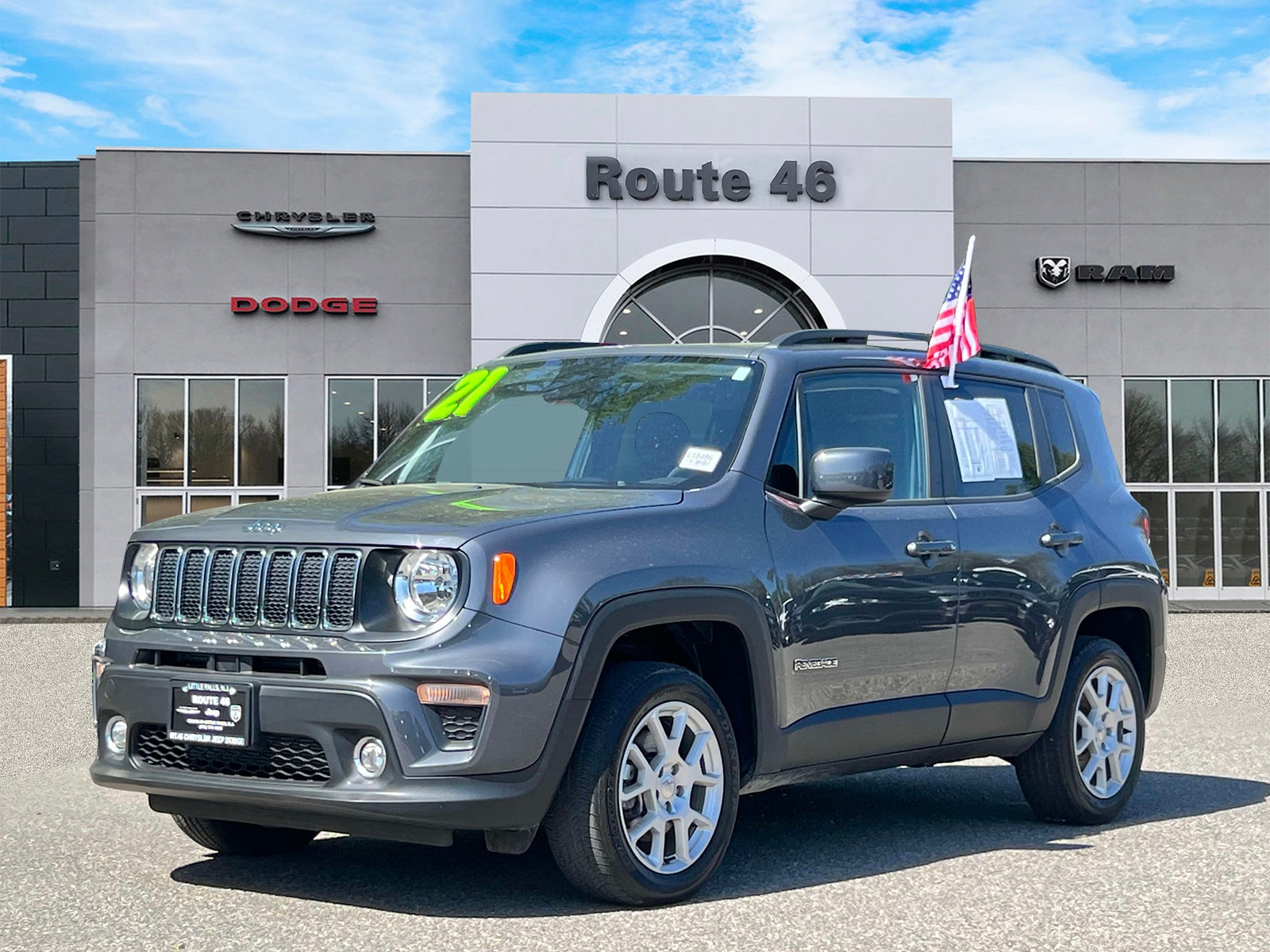 Used 2021 Jeep Renegade Latitude with VIN ZACNJDBB7MPN32352 for sale in Little Falls, NJ