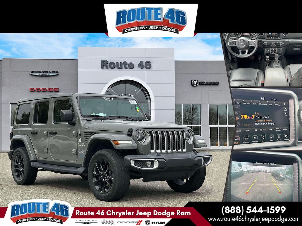 Used 2021 Jeep Wrangler 4xe Unlimited Sahara 4x4 Sport Utility