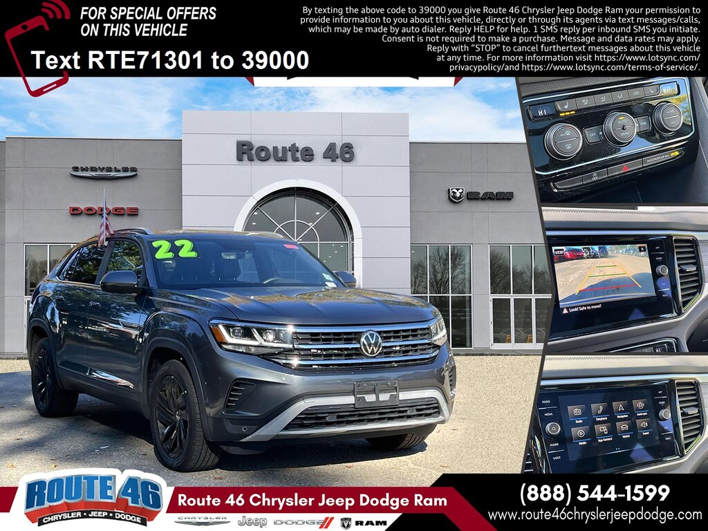 Used 2022 Volkswagen Atlas Cross Sport 3.6L V6 SE w/Technology 4MOTION Sport Utility