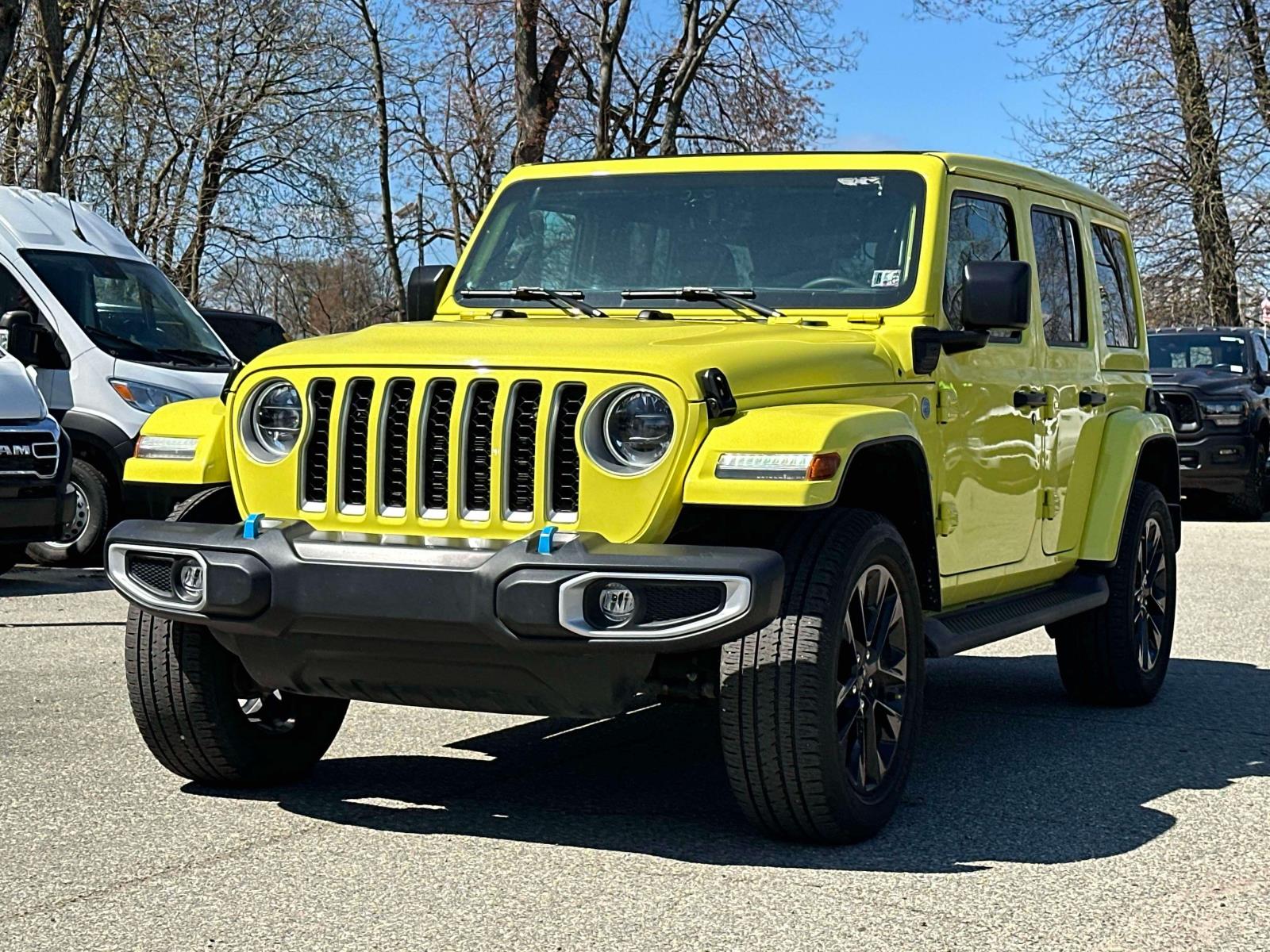 Used 2023 Jeep Wrangler 4xe Sahara 4XE with VIN 1C4JJXP69PW554455 for sale in Little Falls, NJ