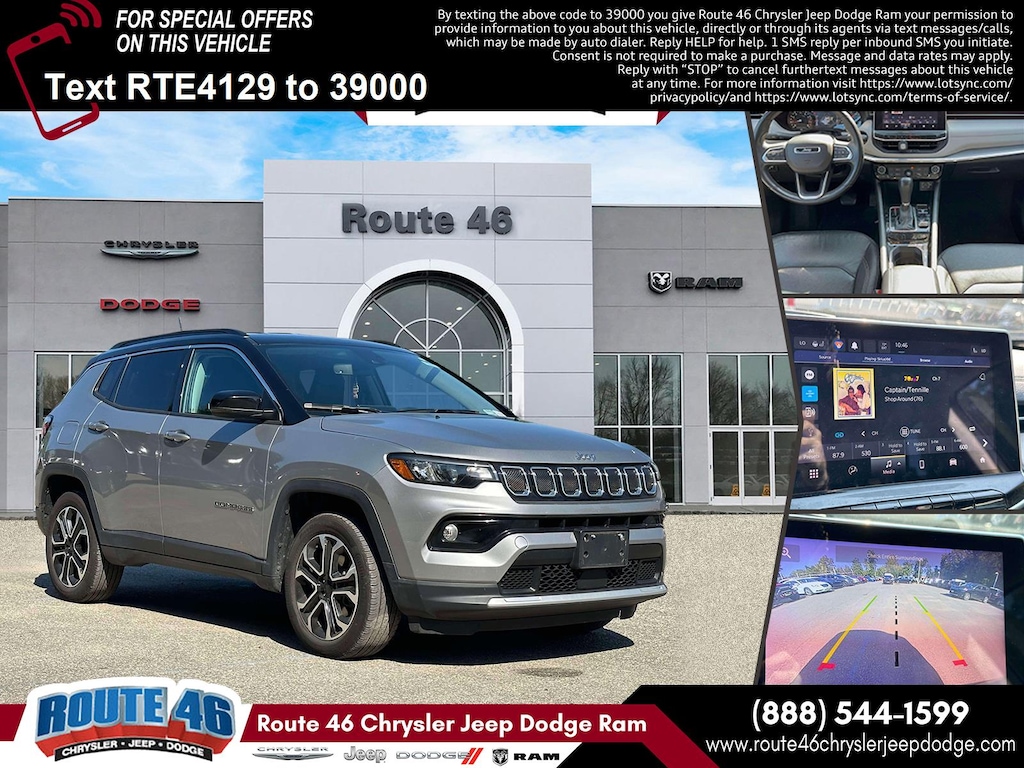 Used 2022 Jeep Compass Limited 4x4 Sport Utility