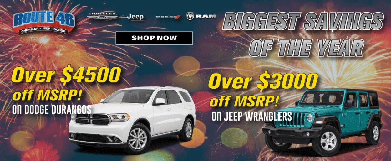 Route 46 Chrysler Dodge Jeep Ram Car Dealer in Little Falls, NJ