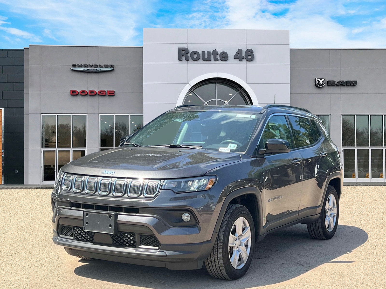 Used 2022 Jeep Compass Latitude with VIN 3C4NJDBB4NT203024 for sale in Little Falls, NJ