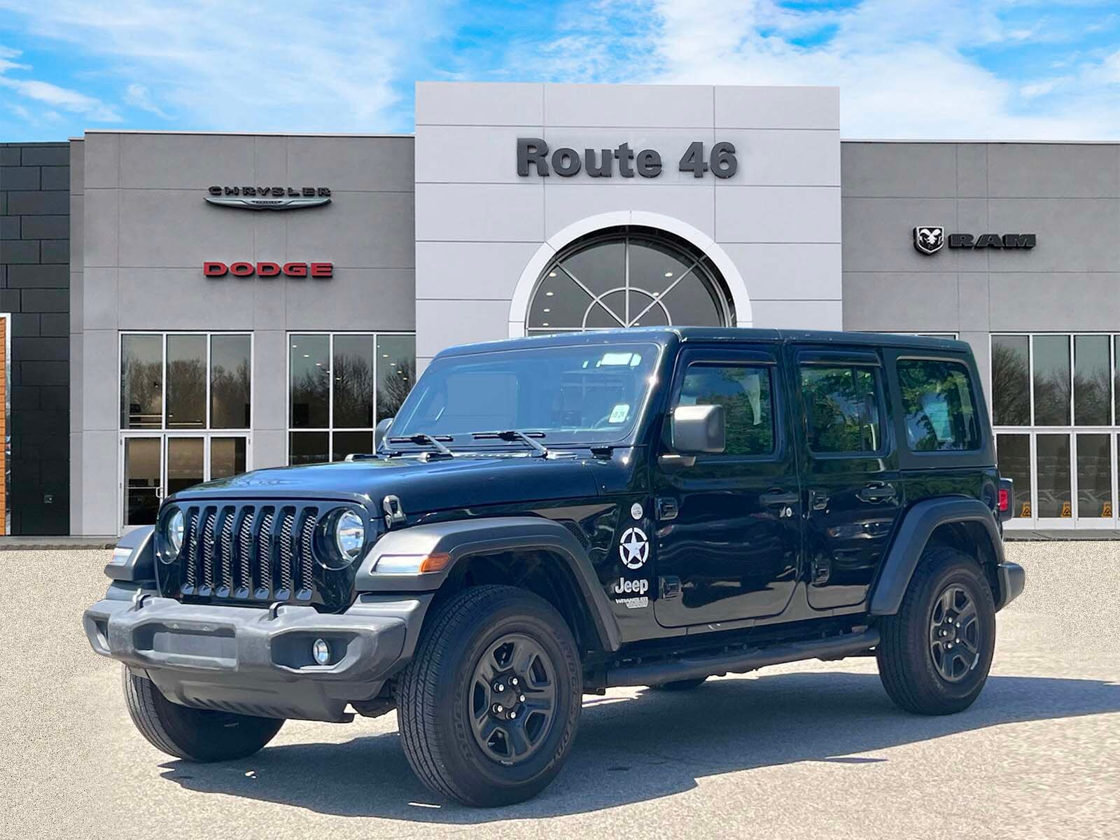 Used 2020 Jeep Wrangler Unlimited Sport with VIN 1C4HJXDN7LW155435 for sale in Little Falls, NJ