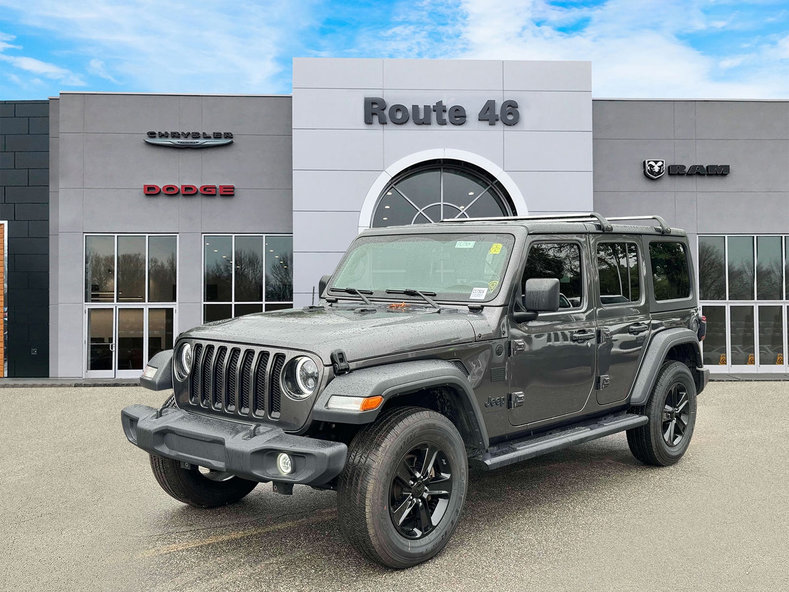 Used 2021 Jeep Wrangler Unlimited Altitude with VIN 1C4HJXDN8MW739800 for sale in Little Falls, NJ