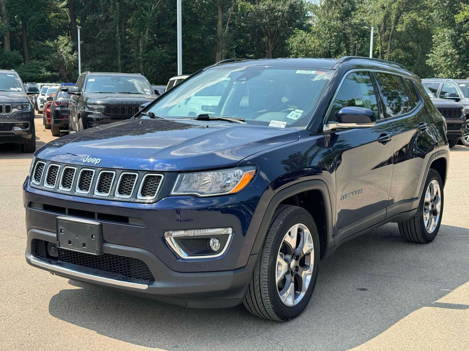 Used 2021 Jeep Compass Limited with VIN 3C4NJDCB2MT502461 for sale in Little Falls, NJ