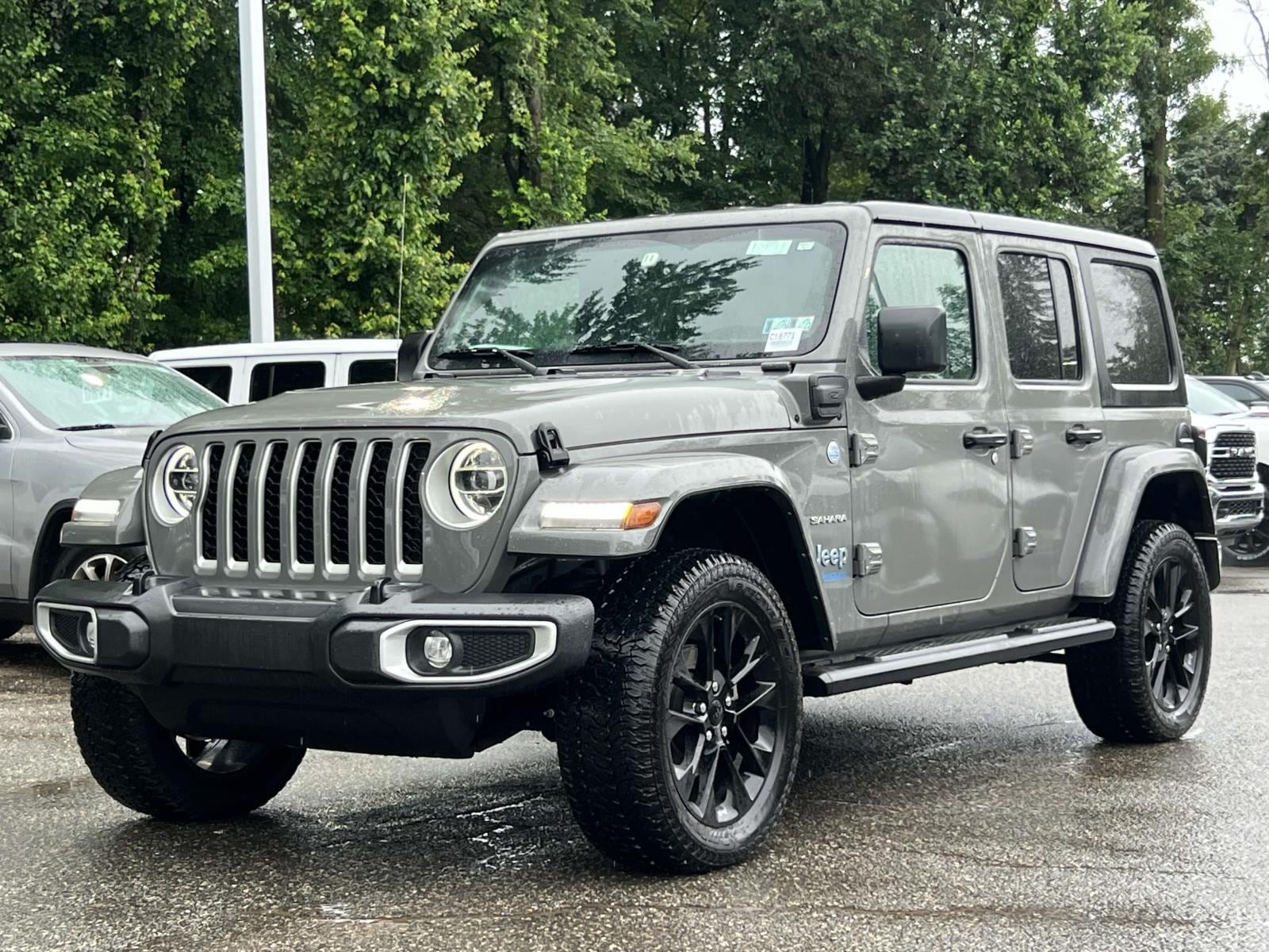 Used 2021 Jeep Wrangler Unlimited Sahara 4XE with VIN 1C4JJXP62MW708340 for sale in Little Falls, NJ