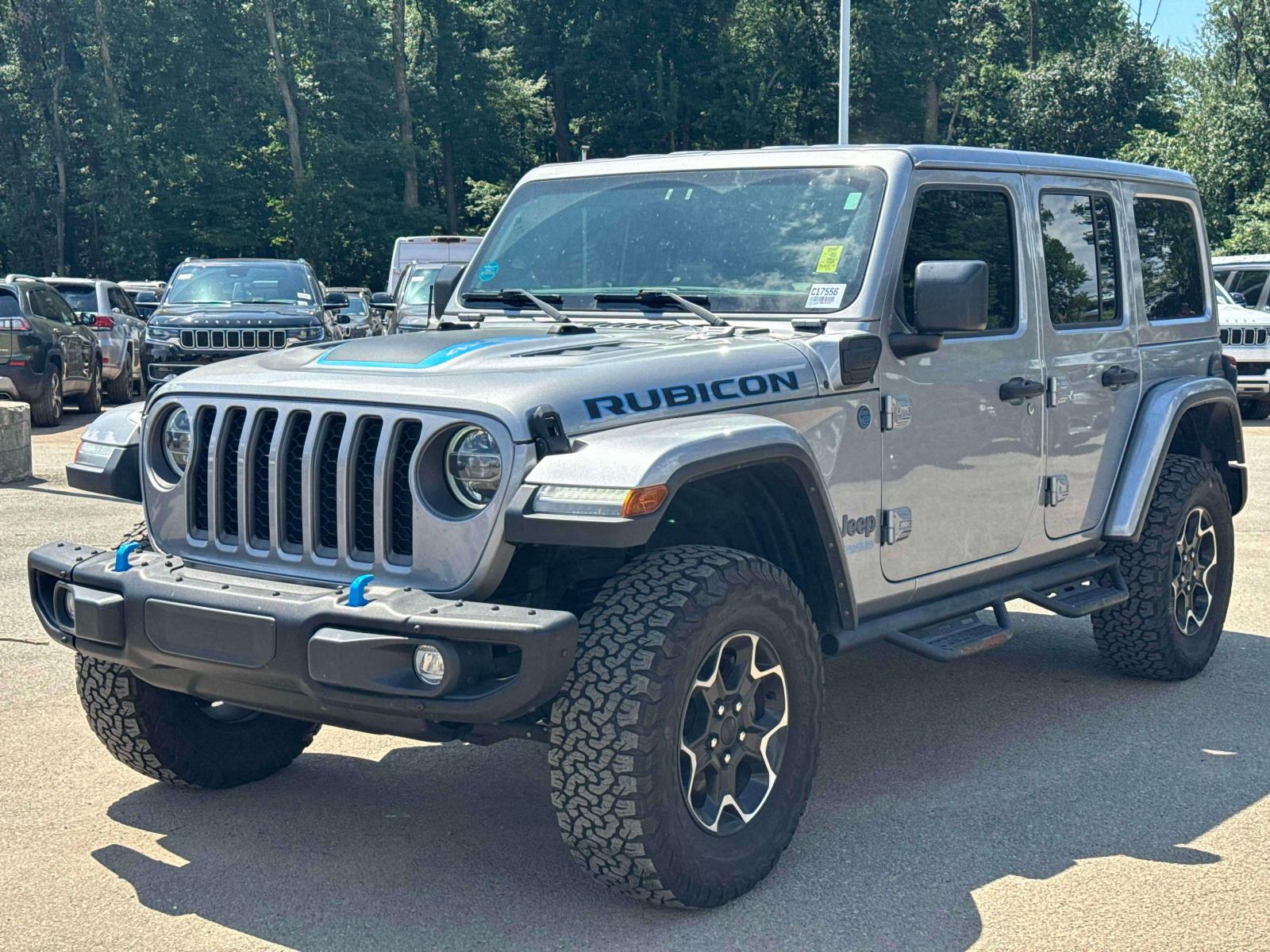 Used 2021 Jeep Wrangler Unlimited Rubicon 4XE with VIN 1C4JJXR67MW642719 for sale in Little Falls, NJ