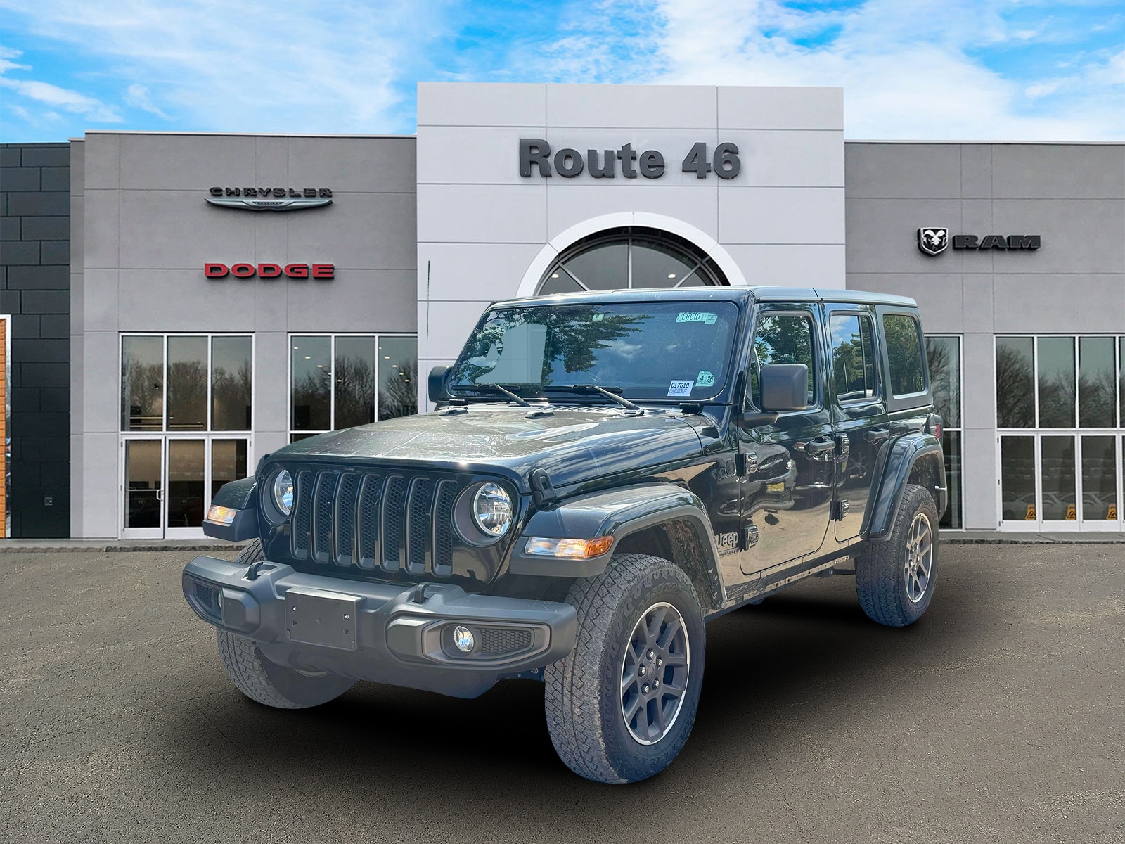 Used 2021 Jeep Wrangler Unlimited 80TH with VIN 1C4HJXDM0MW628763 for sale in Little Falls, NJ