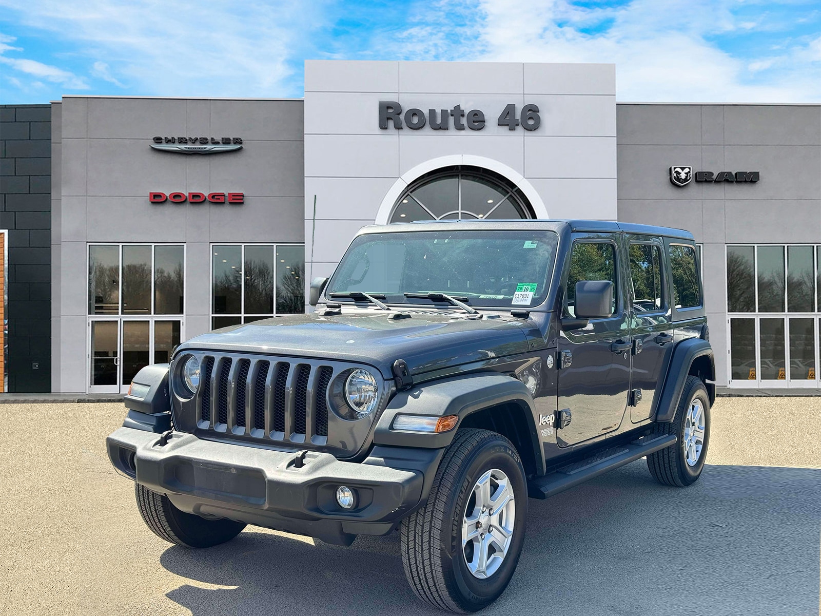 Used 2018 Jeep All-New Wrangler Unlimited Sport S with VIN 1C4HJXDG0JW278119 for sale in Little Falls, NJ