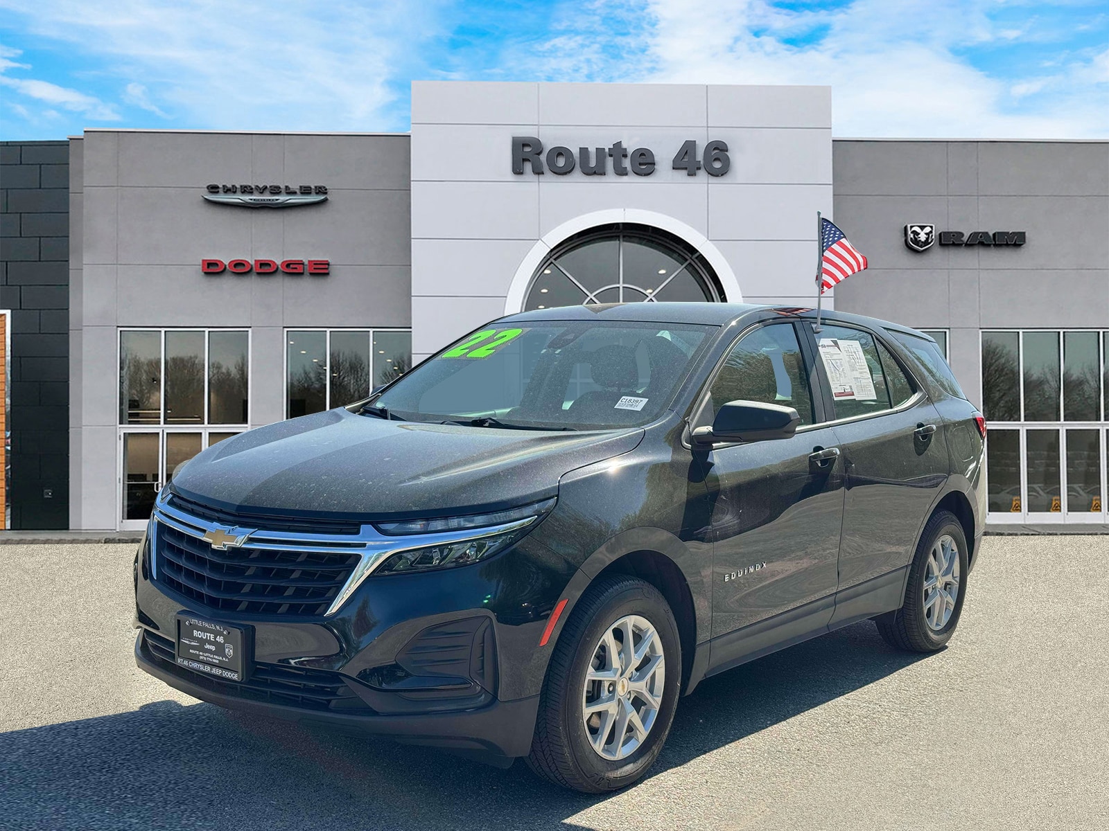Used 2022 Chevrolet Equinox LS with VIN 2GNAXSEV5N6153379 for sale in Little Falls, NJ