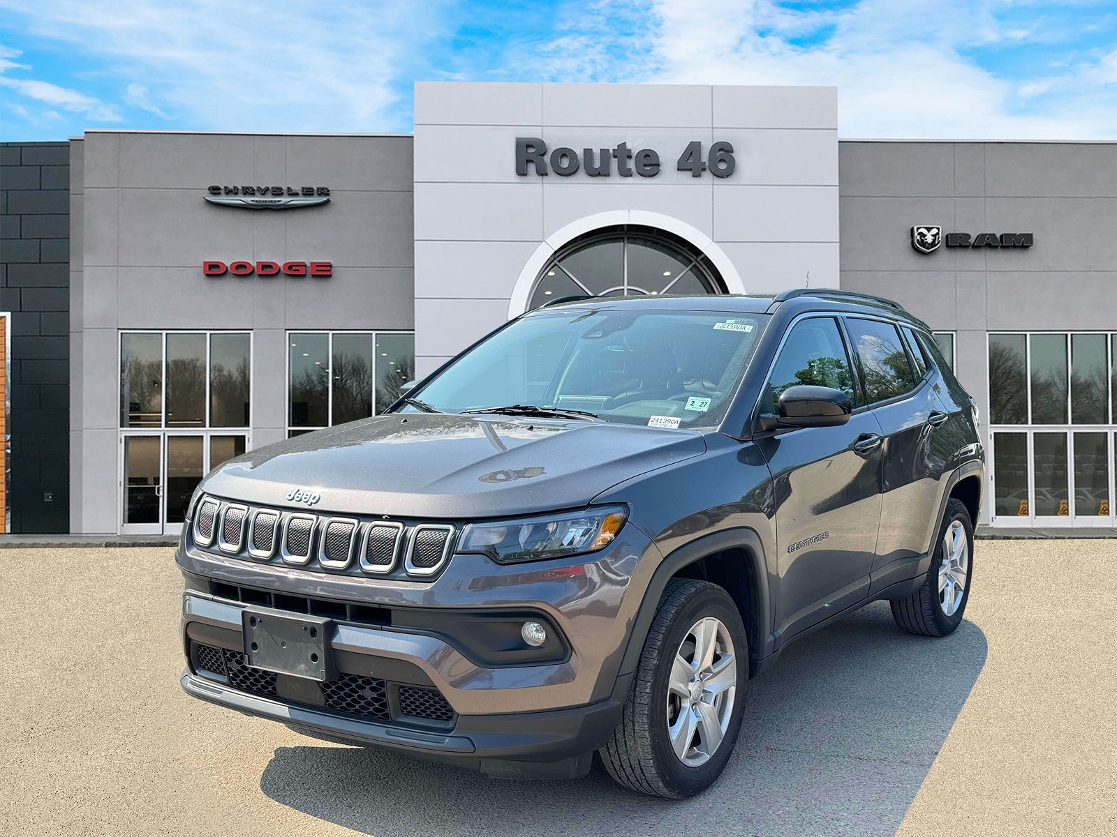 Used 2022 Jeep Compass Latitude with VIN 3C4NJDBB5NT122470 for sale in Little Falls, NJ