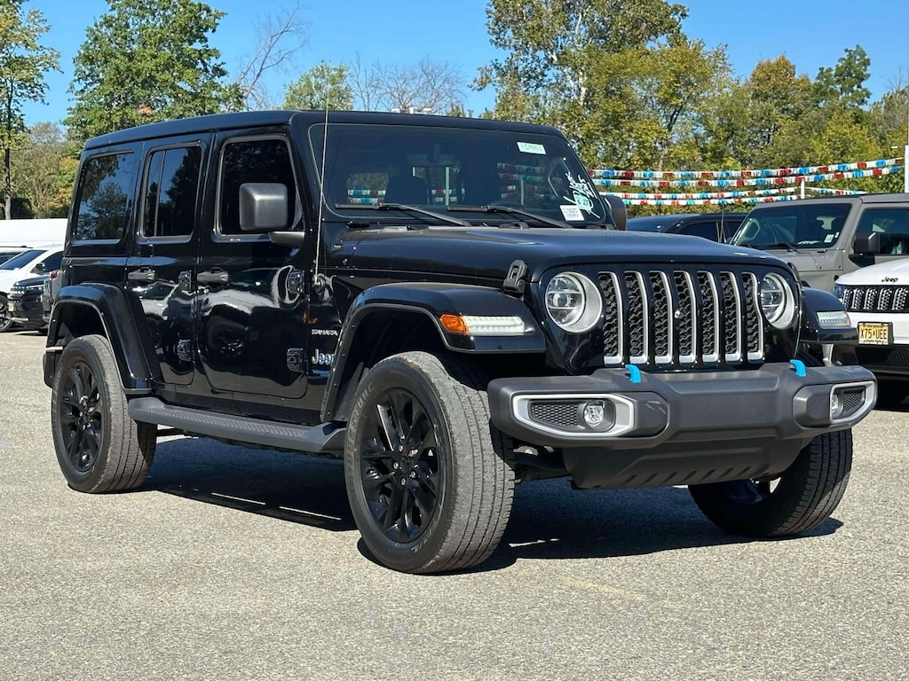 Used 2022 Jeep Wrangler 4xe Unlimited Sahara 4x4 Sport Utility
