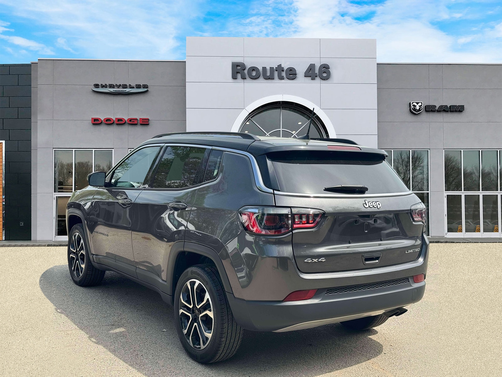 Used 2022 Jeep Compass Limited with VIN 3C4NJDCB4NT183601 for sale in Little Falls, NJ