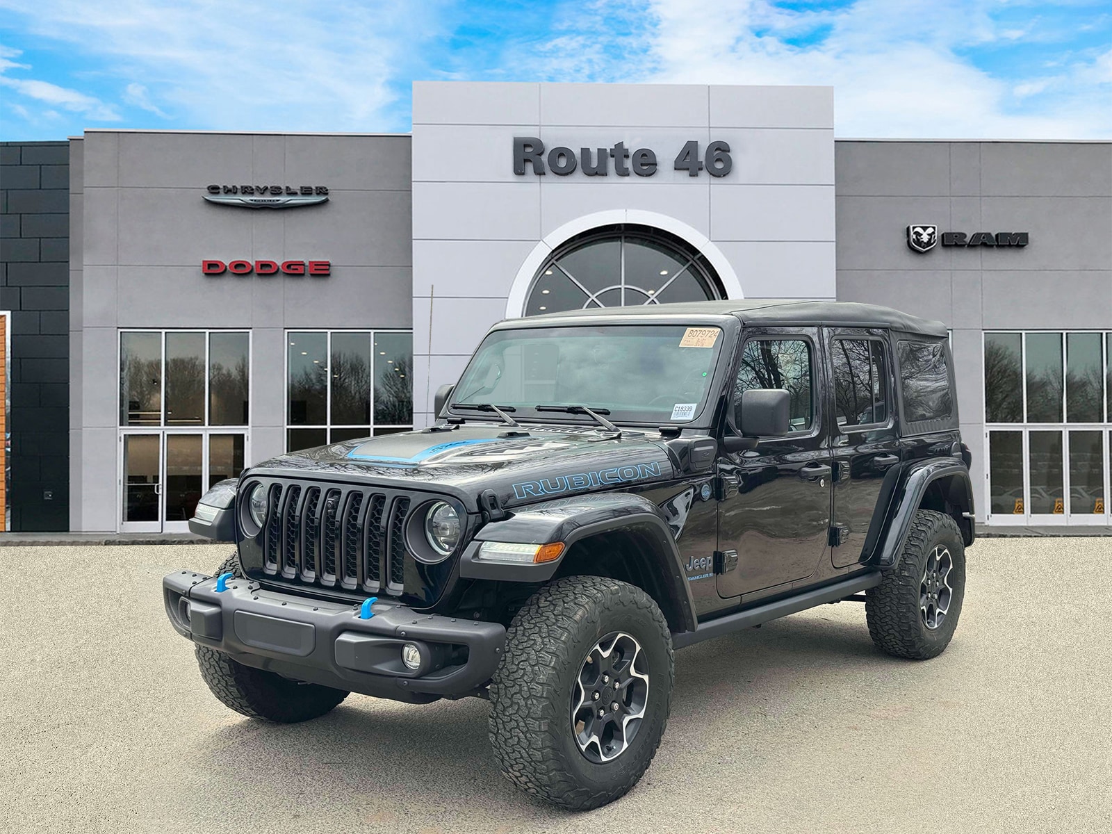 Used 2023 Jeep Wrangler 4xe Rubicon 4XE with VIN 1C4JJXR66PW580041 for sale in Little Falls, NJ