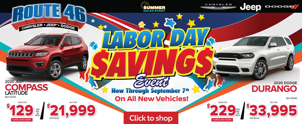 Route 46 Chrysler Dodge Jeep Ram Car Dealer in Little Falls, NJ