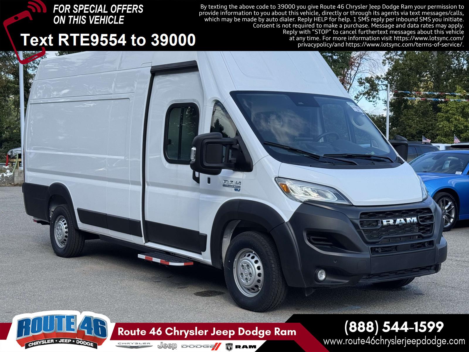 Used 2024 RAM ProMaster EV Delivery Van Base with VIN 3C6MRWAZ1RE109554 for sale in Little Falls, NJ