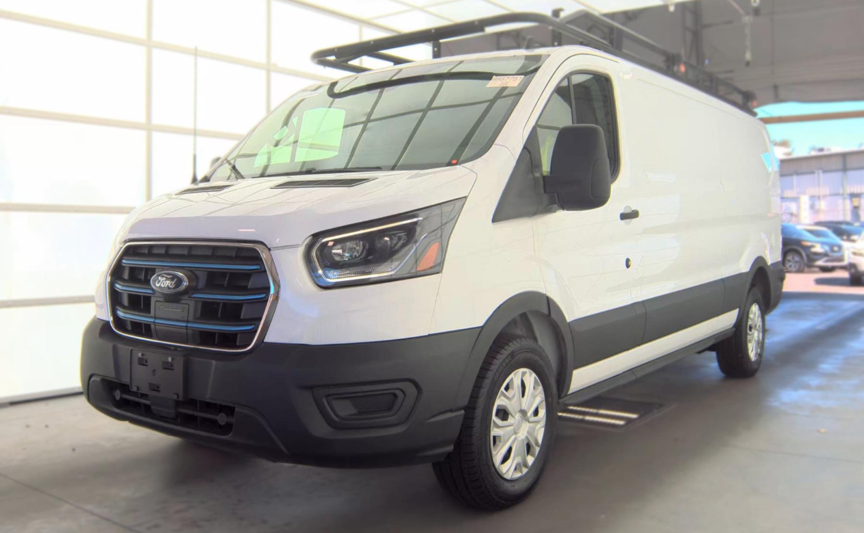 Used 2024 Ford E-Transit Cargo Van T-350 148 Low Rf 9500 GVWR RWD Full-size Cargo Van