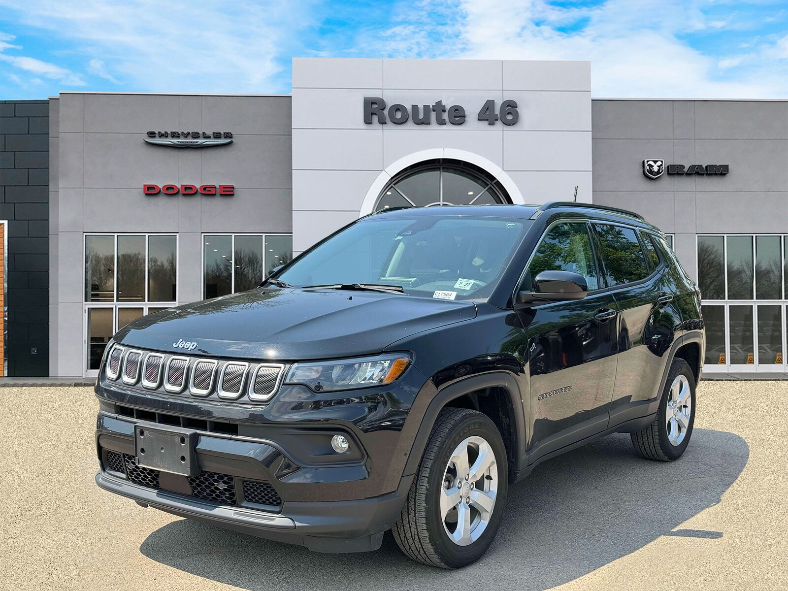 Used 2022 Jeep Compass Latitude with VIN 3C4NJDBB6NT132165 for sale in Little Falls, NJ