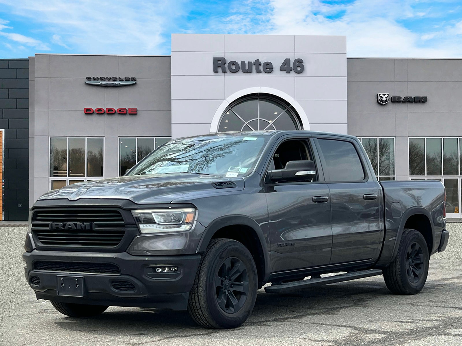 Used 2021 RAM Ram 1500 Pickup Laramie with VIN 1C6SRFJT3MN655408 for sale in Little Falls, NJ