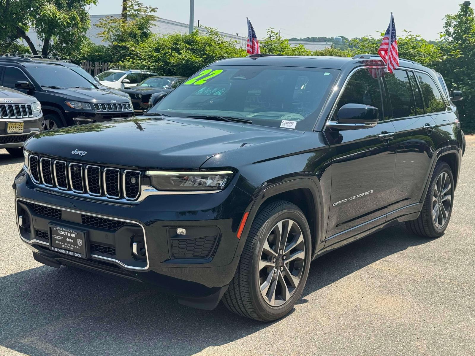 Used 2022 Jeep Grand Cherokee Overland with VIN 1C4RJHDG5N8624881 for sale in Little Falls, NJ