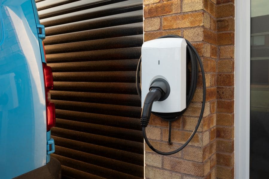 at home electric vehicle charging unit
