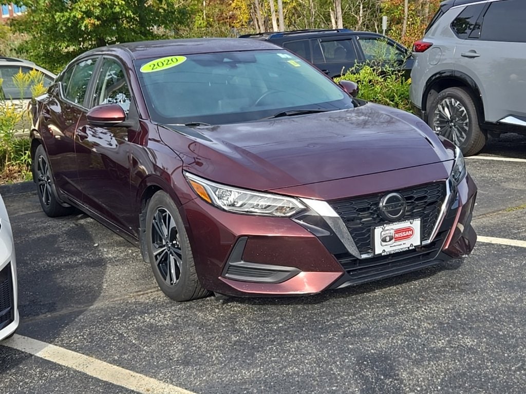 Used 2020 Nissan Sentra SV with VIN 3N1AB8CV3LY209461 for sale in Westborough, MA