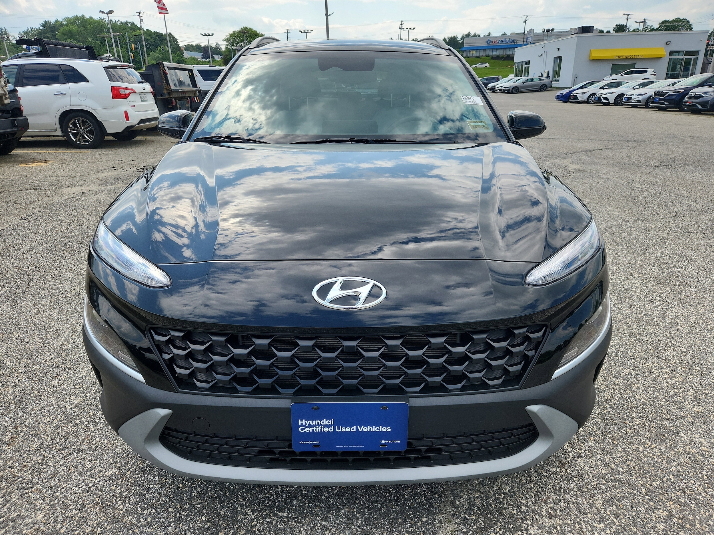 Certified 2023 Hyundai Kona SEL with VIN KM8K6CAB1PU957423 for sale in Auburn, ME