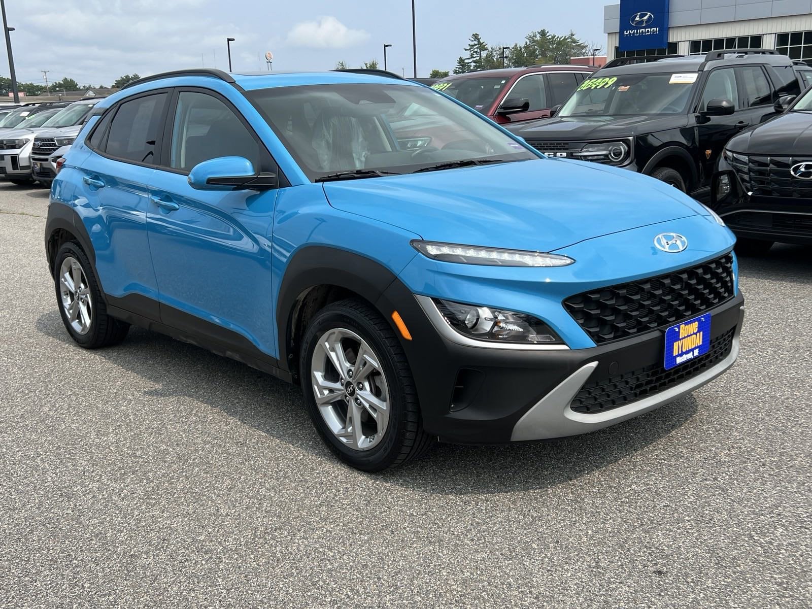 Certified 2022 Hyundai Kona SEL with VIN KM8K3CAB3NU762011 for sale in Westbrook, ME