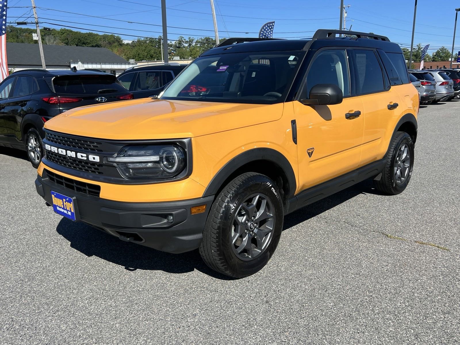 Certified 2021 Ford Bronco Sport Badlands with VIN 3FMCR9D95MRB35668 for sale in Westbrook, ME