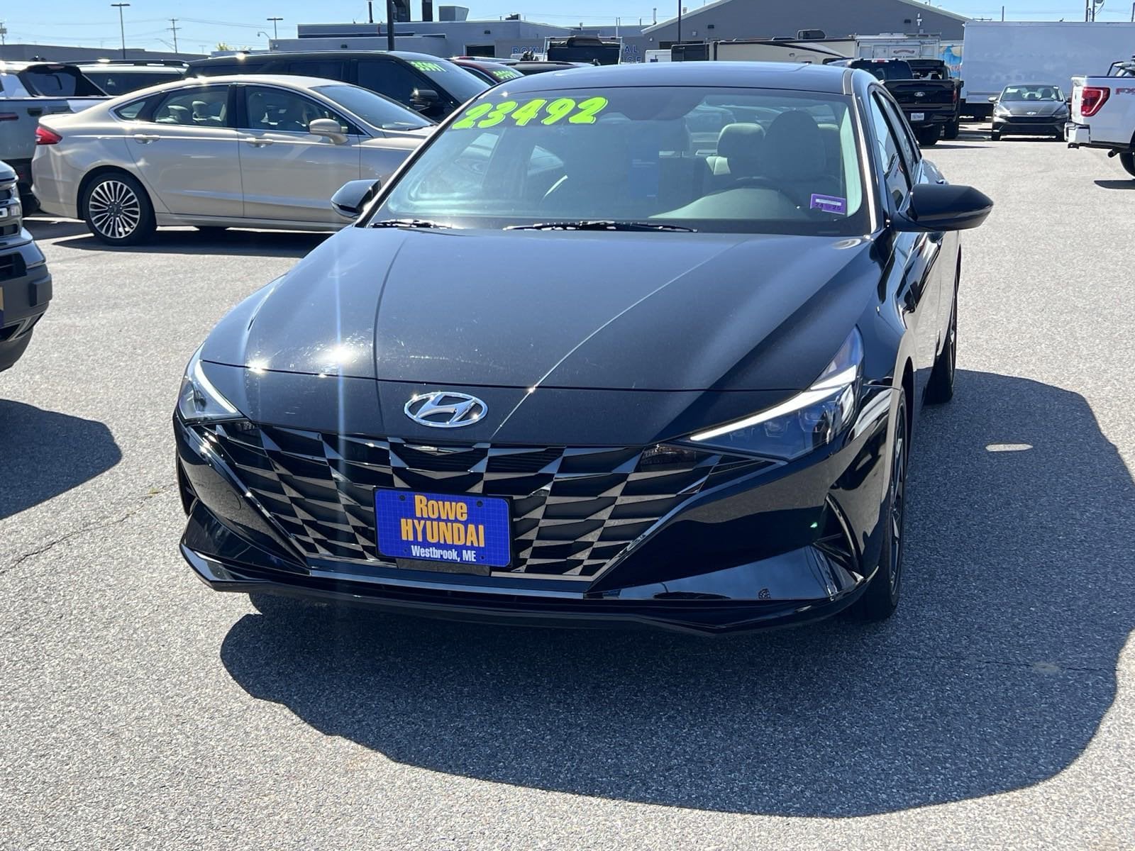 Certified 2023 Hyundai Elantra Limited with VIN KMHLN4AJXPU077700 for sale in Westbrook, ME