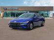 New 2025 Hyundai Elantra Hybrid Blue Sedan