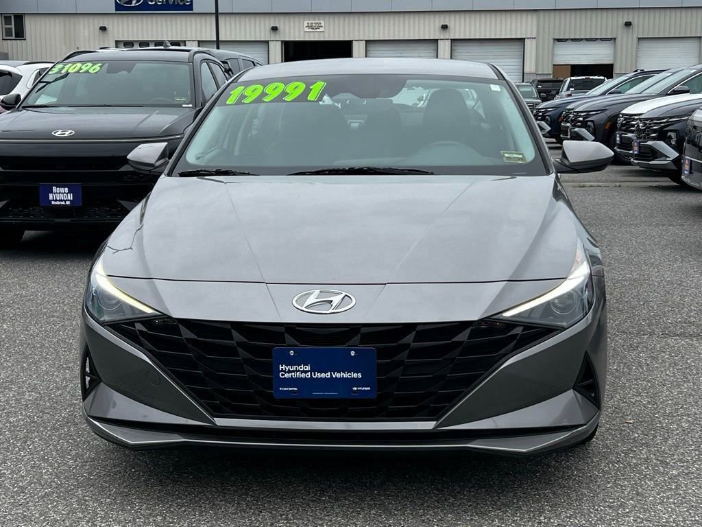 2022 Hyundai Elantra Hybrid Blue photo 2