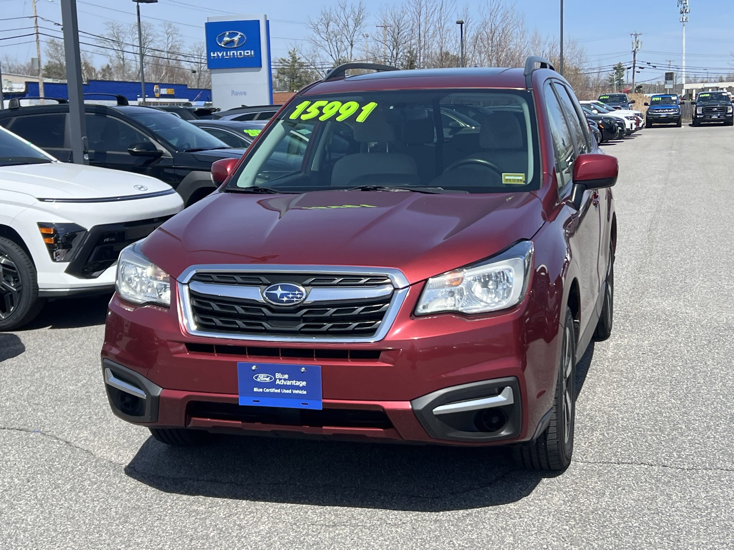 Used 2017 Subaru Forester Premium with VIN JF2SJAECXHH596344 for sale in Westbrook, ME