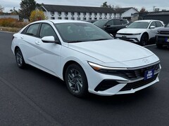 2025 Hyundai Elantra Hybrid Blue Sedan