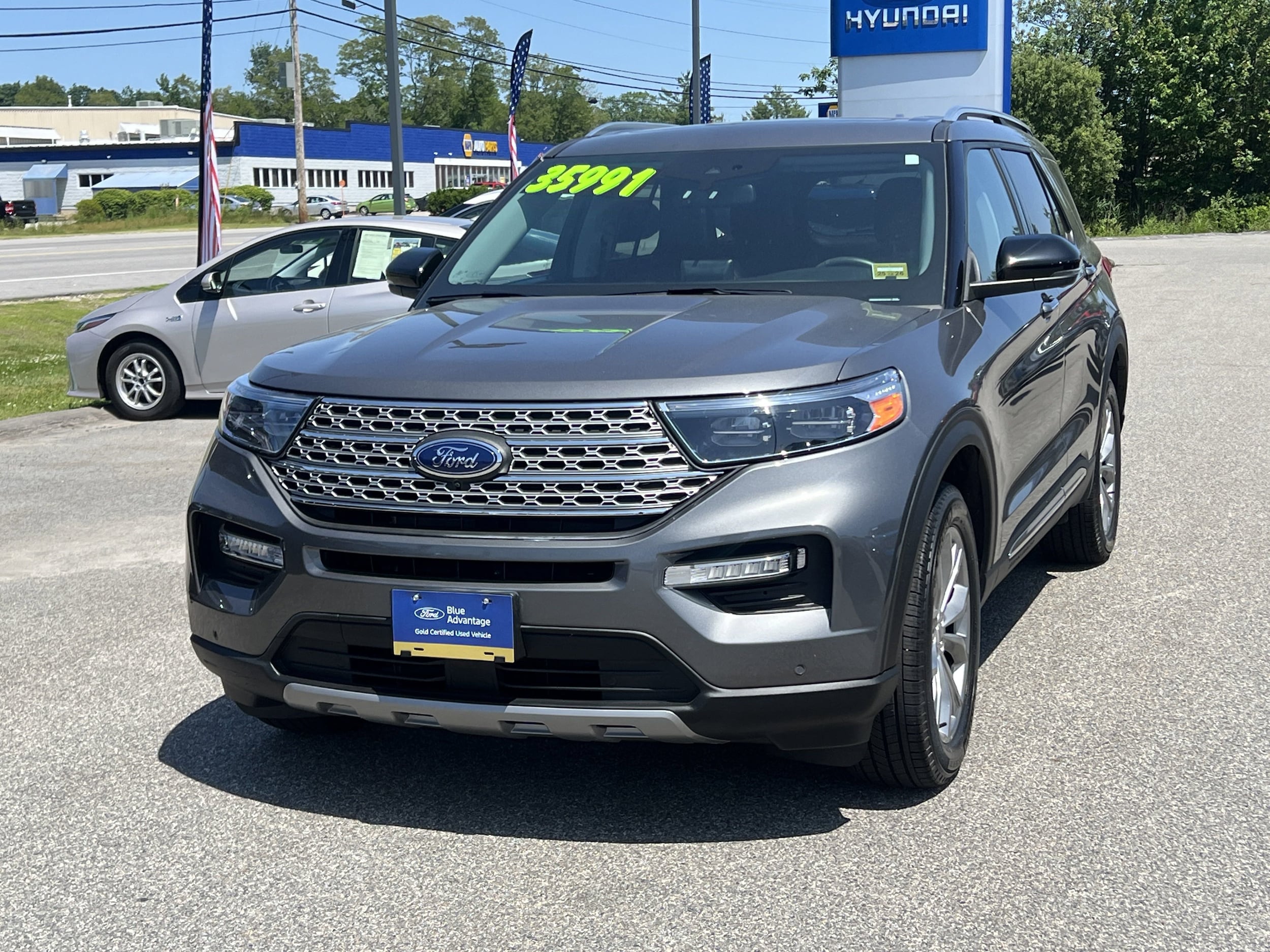 Certified 2023 Ford Explorer Limited with VIN 1FMSK8FH9PGA21764 for sale in Westbrook, ME
