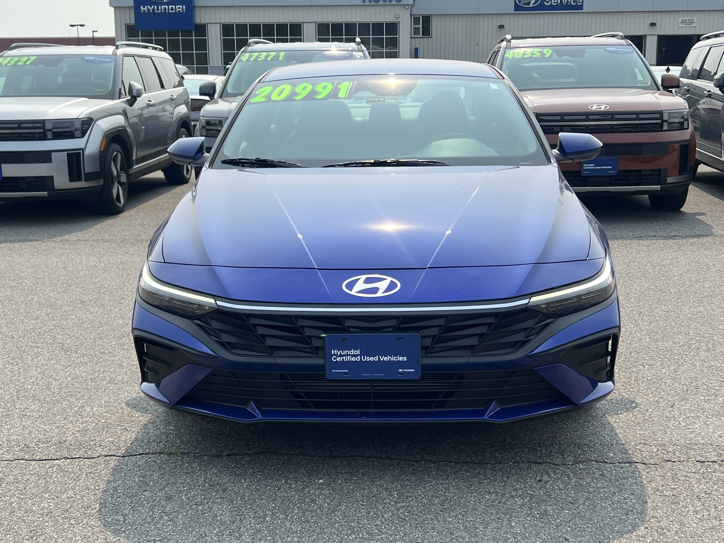 Certified 2024 Hyundai Elantra SEL with VIN KMHLM4DG6RU653305 for sale in Westbrook, ME